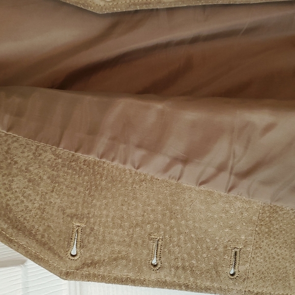 Vintage Cambridge Dry Goods Suede Leather Vest, Size L - Picture 8 of 10